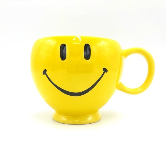 Teleflora Happy Face Yellow Footed Mug - Picture 1 of 6